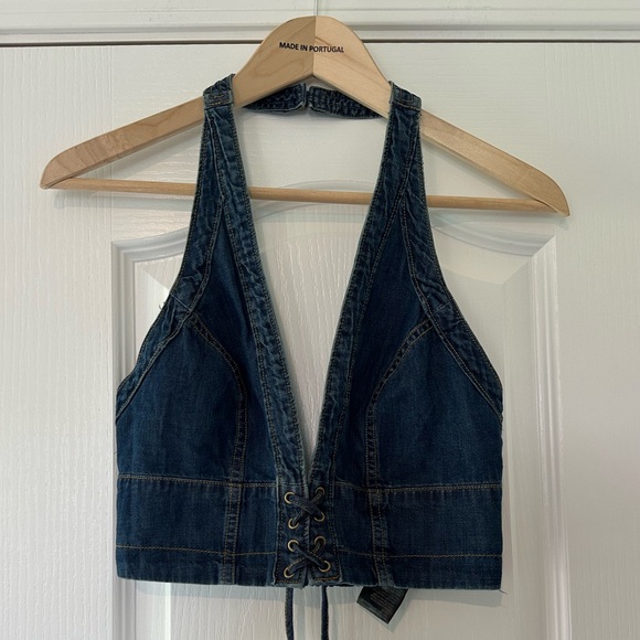 Pilcro Denim Tie Front Shirt / vest - Picture 7 of 15